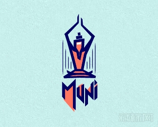 Muni瑜伽logo设计欣赏