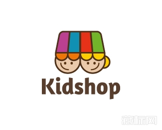 Kidshop童装店logo设计欣赏