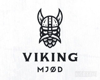 Viking Honey Beer蜂蜜啤酒logo设计欣赏