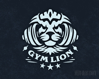 Gym Lion狮子体育馆logo设计欣赏