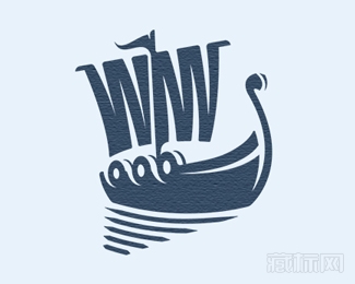Viking Ship海盜船logo設計欣賞