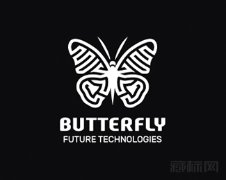 Butterfly Future Technologies蝴蝶logo设计欣赏