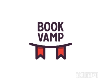 Bookvamp书册logo设计欣赏