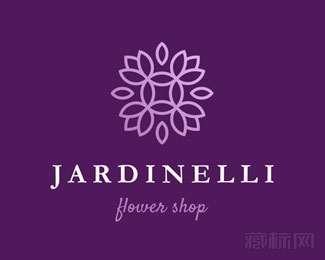 Jardinelli花logo設計欣賞