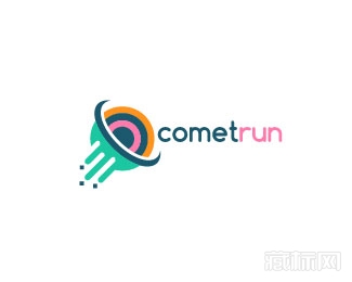 cometrun彗星logo设计欣赏