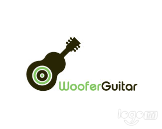 Woofer Guitar低音吉他标识设计欣赏