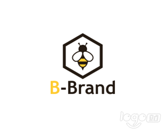 honeybee 蜜蜂徽标设计欣赏