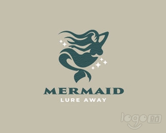 Mermaid 美人鱼logo设计欣赏
