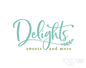 Delights 甜品店logo設計欣賞