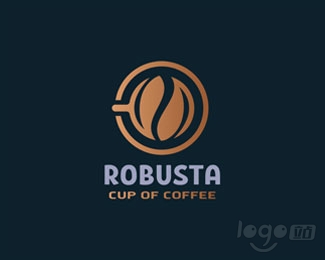 A Cup Of Coffee咖啡店logo設計欣賞