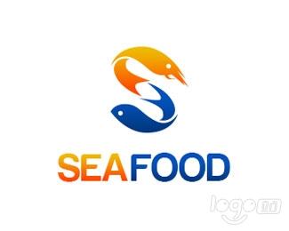 seafood  海鲜logo设计欣赏