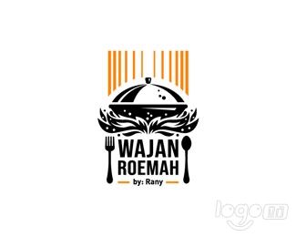 WAJAN ROEMAH餐厅logo设计欣赏