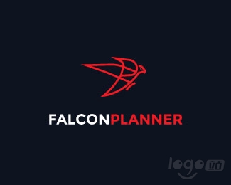 FalconPlanner 猎鹰logo设计欣赏