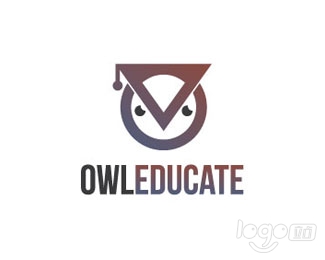 Owl Educate猫头鹰教育logo设计欣赏