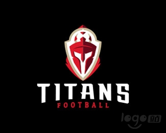 Titans Football足球logo設計欣賞