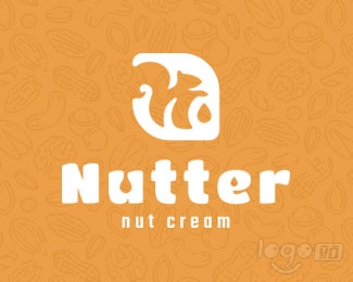 nut cream 坚果奶油logo设计欣赏