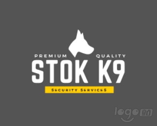 Stok K9 Security安全logo設計欣賞