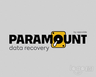 Paramount Data Recovery数据恢复logo设计欣赏