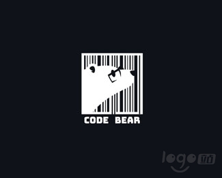 CodeBear代碼熊logo設計欣賞