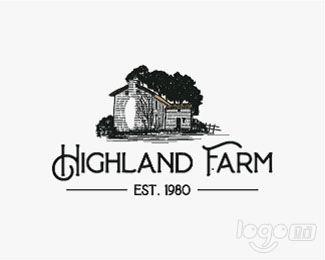 HighLand Farm农场logo设计欣赏