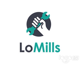 LoMills维修logo设计欣赏