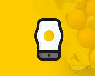 Breakfast Egg Phone logo設計欣賞