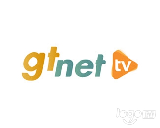 gtnet tv网络电视logo设计欣赏