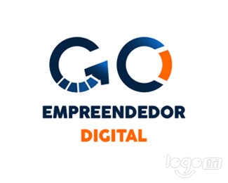 go empreendedor领导者logo设计欣赏