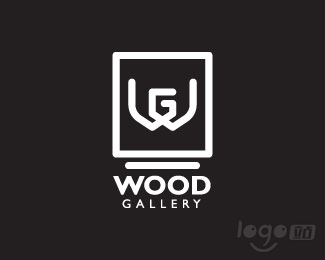 Wood Gallery logo設計欣賞