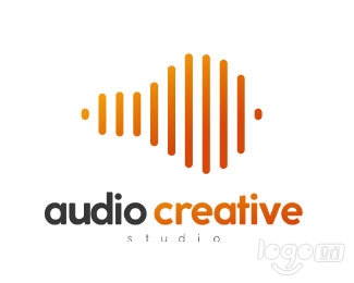 audio creative音频创意logo设计欣赏