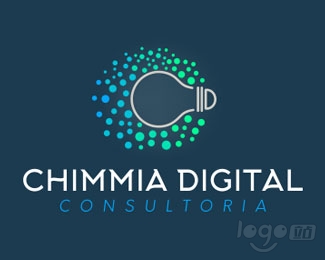 chimmia數字logo設計欣賞
