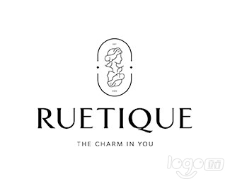 Ruetique服裝店logo設計欣賞