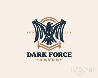 Black Raven logo设计欣赏