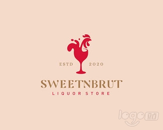 alcoholic online store商店logo设计欣赏