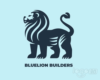 BLUELION BUILDERS寶石logo設計欣賞