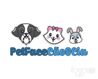 Pet Face c?o&cia寵物店logo設計欣賞