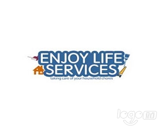 Enjoy Life Services服务logo设计欣赏