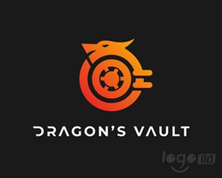 Dragon's Vault logo设计欣赏