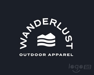 Wanderlust logo設計欣賞