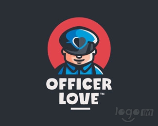 Officer Love logo設計欣賞