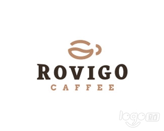 Rovigo Caffee咖啡店logo設計欣賞