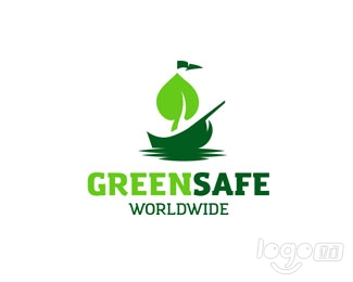 GreenSafe綠色安全logo設計欣賞