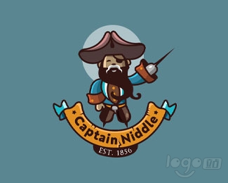 Captain Niddle logo设计欣赏