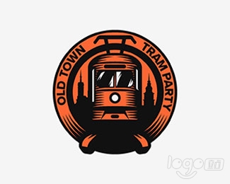 Old Town Tram Party電車logo設計欣賞