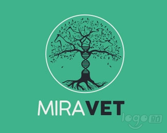 Miravet logo设计欣赏