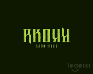 RKO TATTOO纹身工作室logo设计欣赏