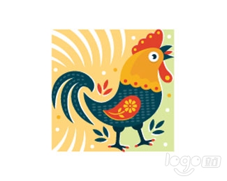 Colorful Rooster多彩的公雞logo設計欣賞