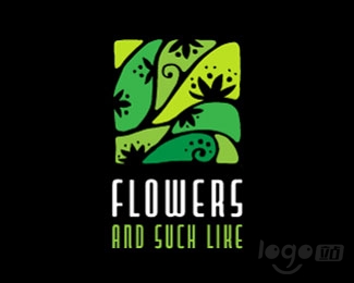 Flowers and such like花店logo设计欣赏