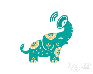 Elephant Sounds大象的聲音logo設計欣賞