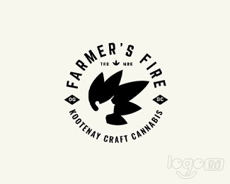 Farmer's-Fire農夫之火logo設計欣賞
